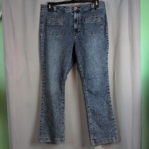 Stylish Blue‎ Boot Cut Women's Jeans